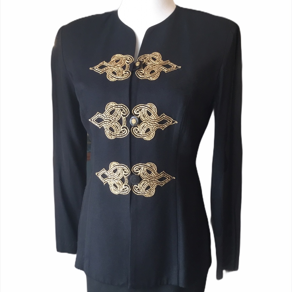 Karen Wong Gold & Black Jacket